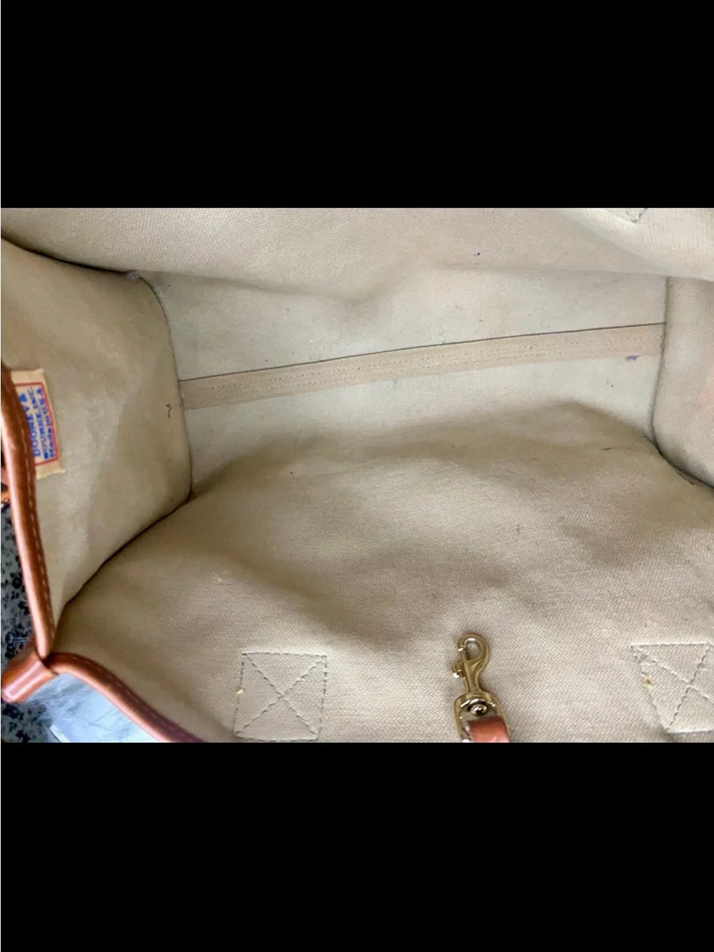 Vintage 2001 Dooney & Bourke Signature Monogram Tote & Wallet Set - USA Made - Picture 7 of 8